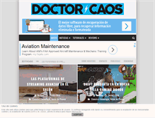 Tablet Screenshot of drcaos.com